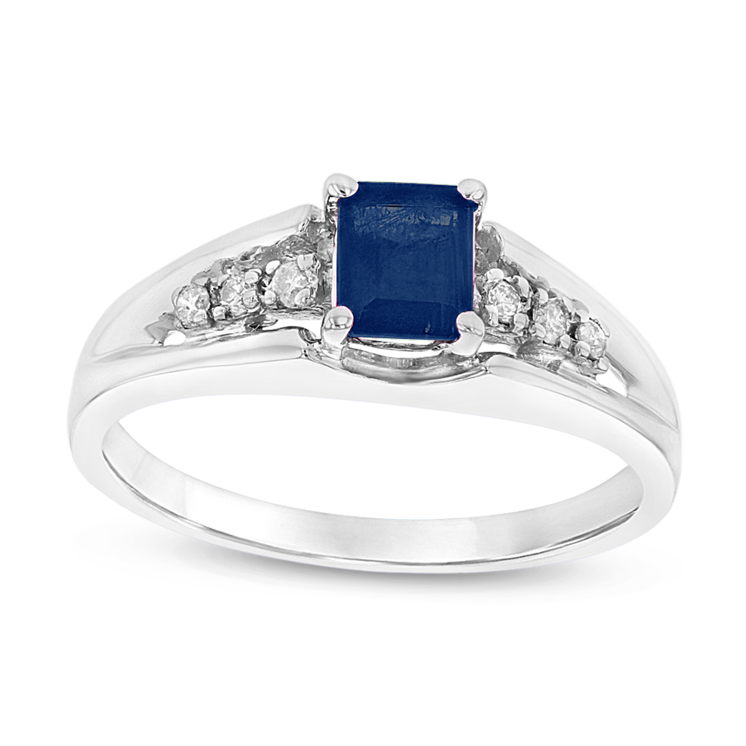 0.68cttw Sapphire and Diamond Ring set in 14k Gold