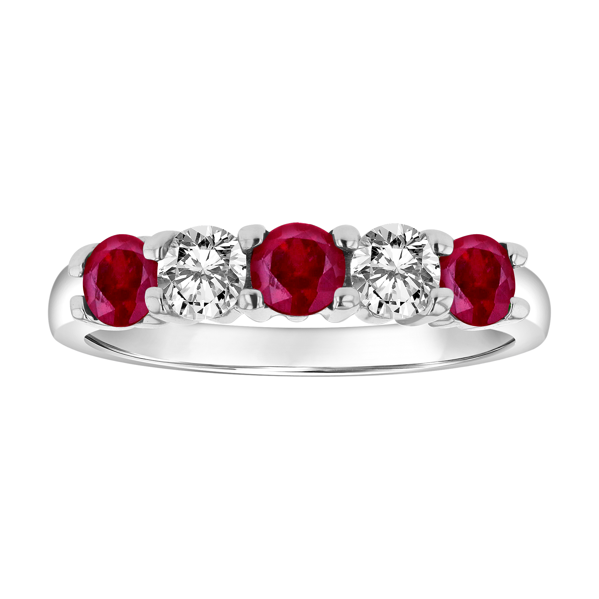 1.26cttw Natural Heated Ruby and Diamond Ring set in 14k Gold
