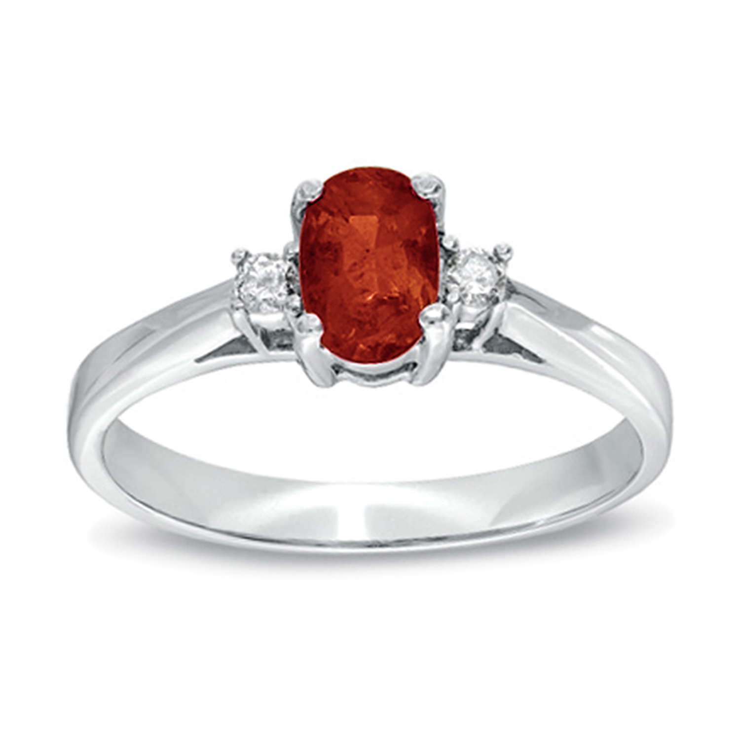 0.55cttw Natural Heated Ruby and Diamond Ring set in 14k Gold