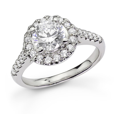 View 1.02ctw Diamond Engagement Ring in 14k Gold