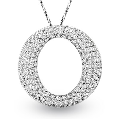 View 14k Gold Pendant with 2.00ct Diamonds. Chain Included