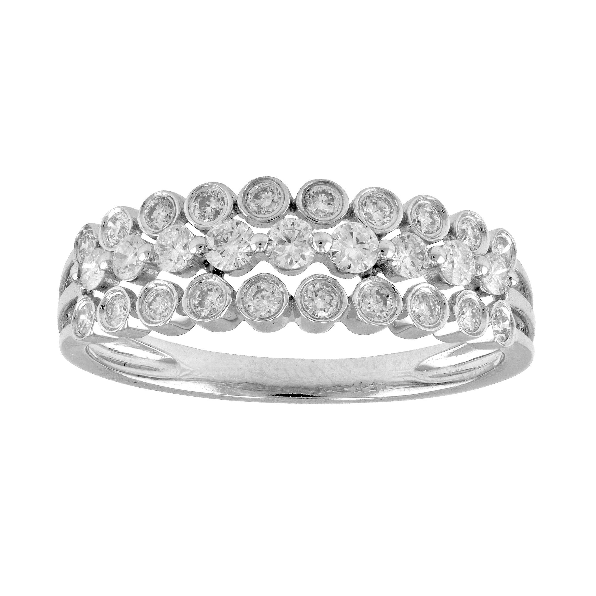 View 0.53ctw Diamond Band in 18k White Gold